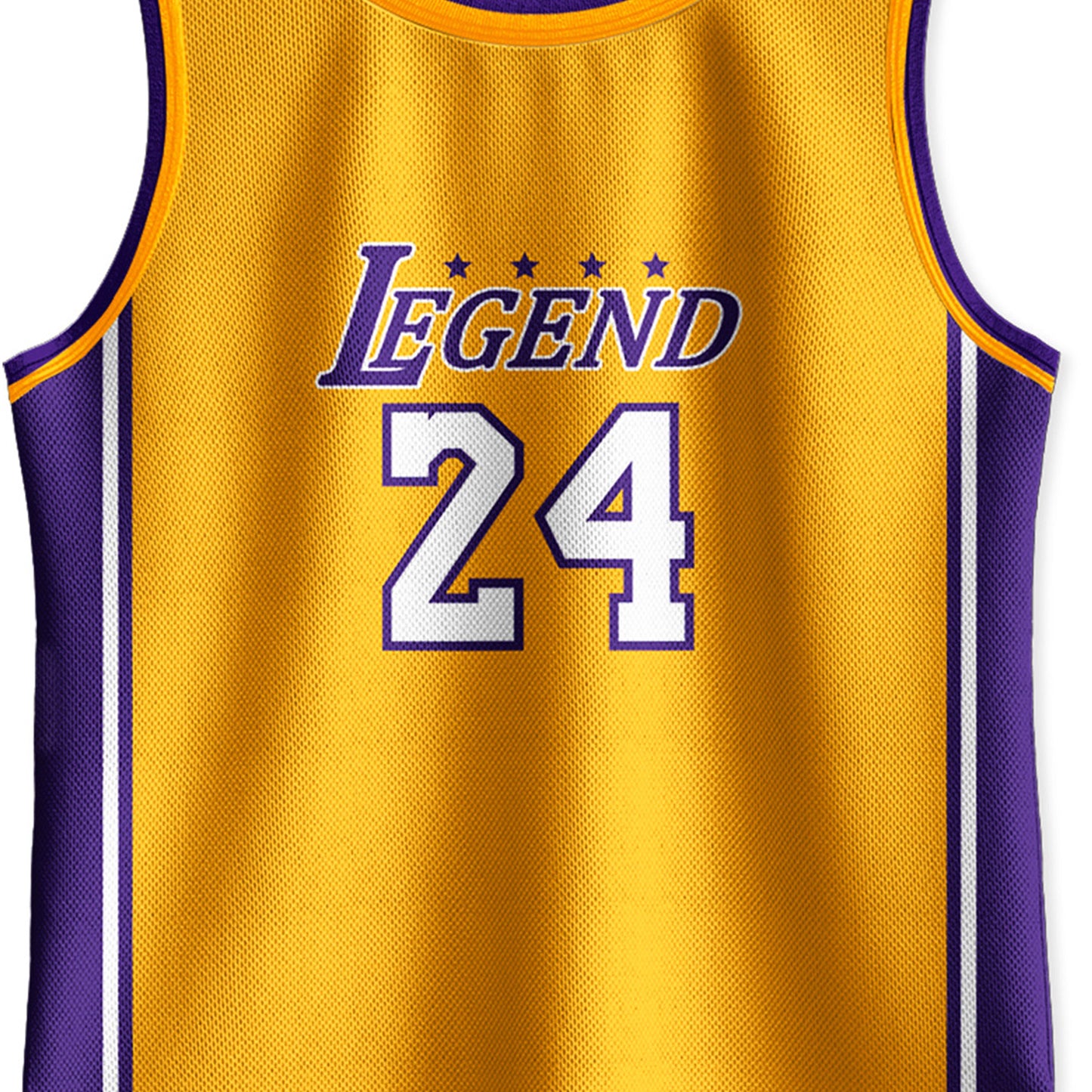 Kids Basketball Jerseys #24 Classic Mesh Tank Top Shorts for Boys Girls Sleeveless Athletic Training Uniforms