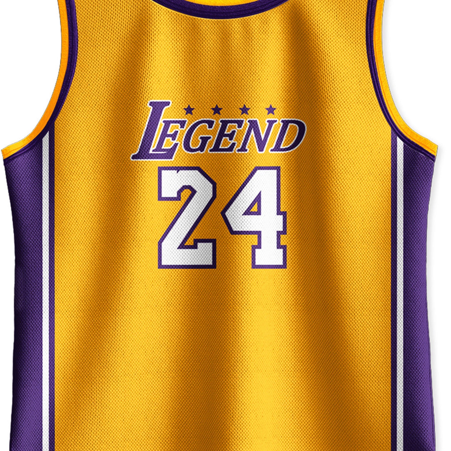 Kids Basketball Jerseys #24 Mesh Sleeveless Tank Top Shorts Socks for Boys Girls 3PC Athletic Training Uniforms