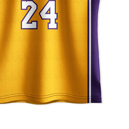 Kids Basketball Jerseys #24 Mesh Sleeveless Tank Top Shorts Socks for Boys Girls 3PC Athletic Training Uniforms