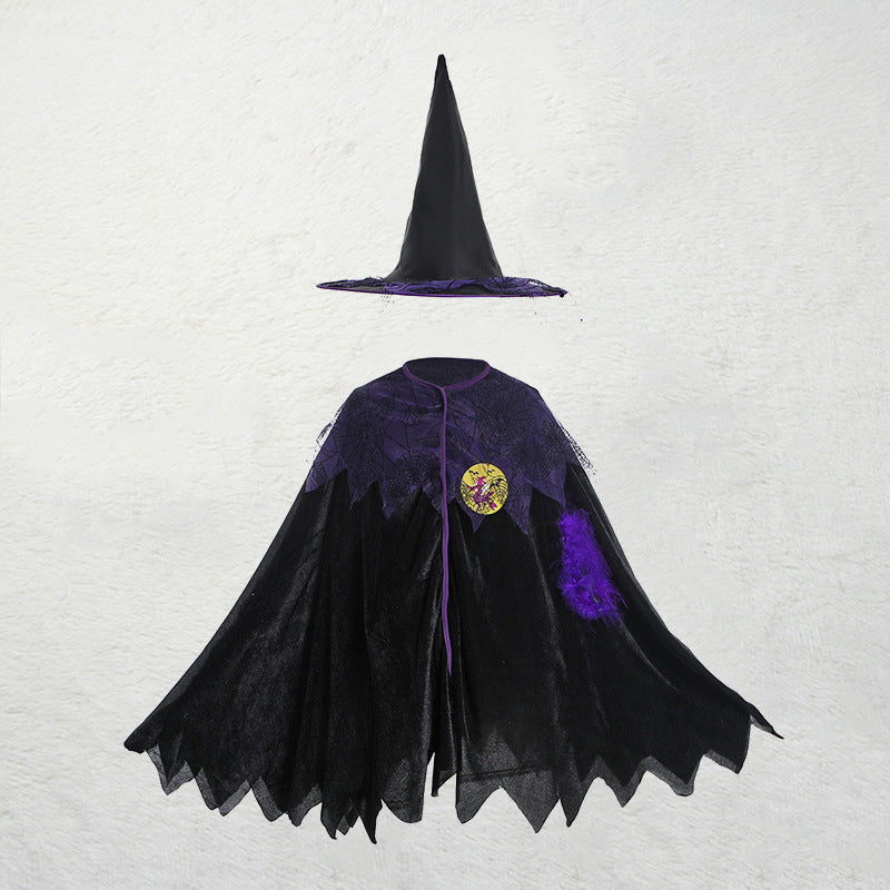 Halloween Witch Costume Deluxe Set for Girls