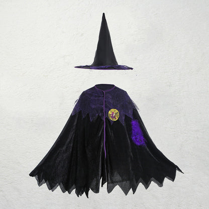Halloween Witch Costume Deluxe Set for Girls
