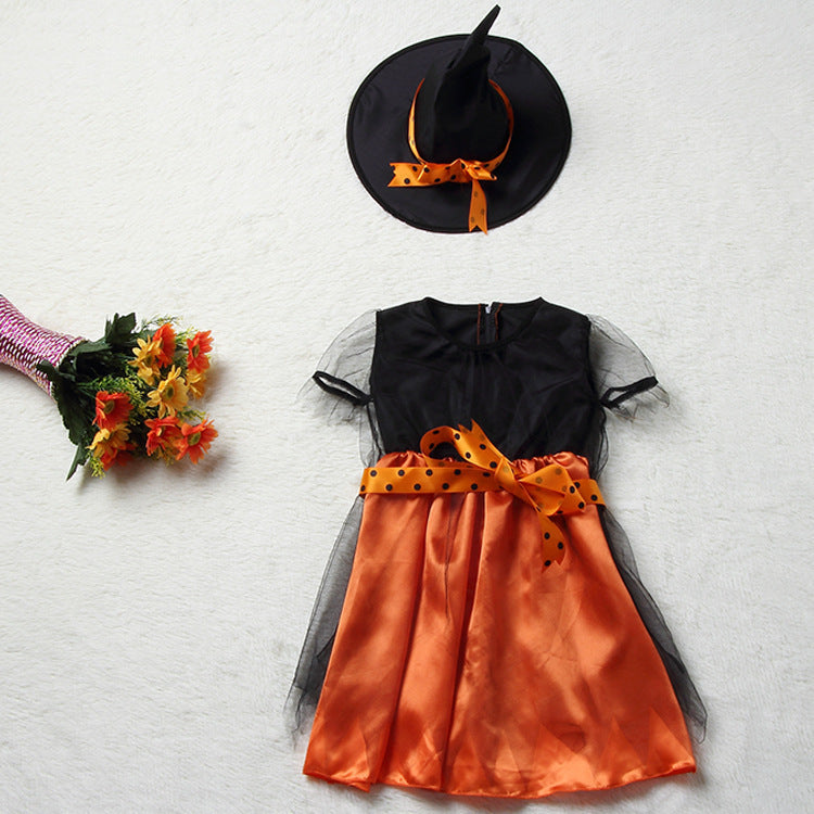 Halloween Witch Costume Deluxe Set for Girls