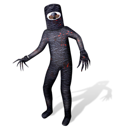 Roblox Doors Figure Seek Costume Kids Boys Jumpsuit Halloween Party Cosplay Outfit for 4-12 Years