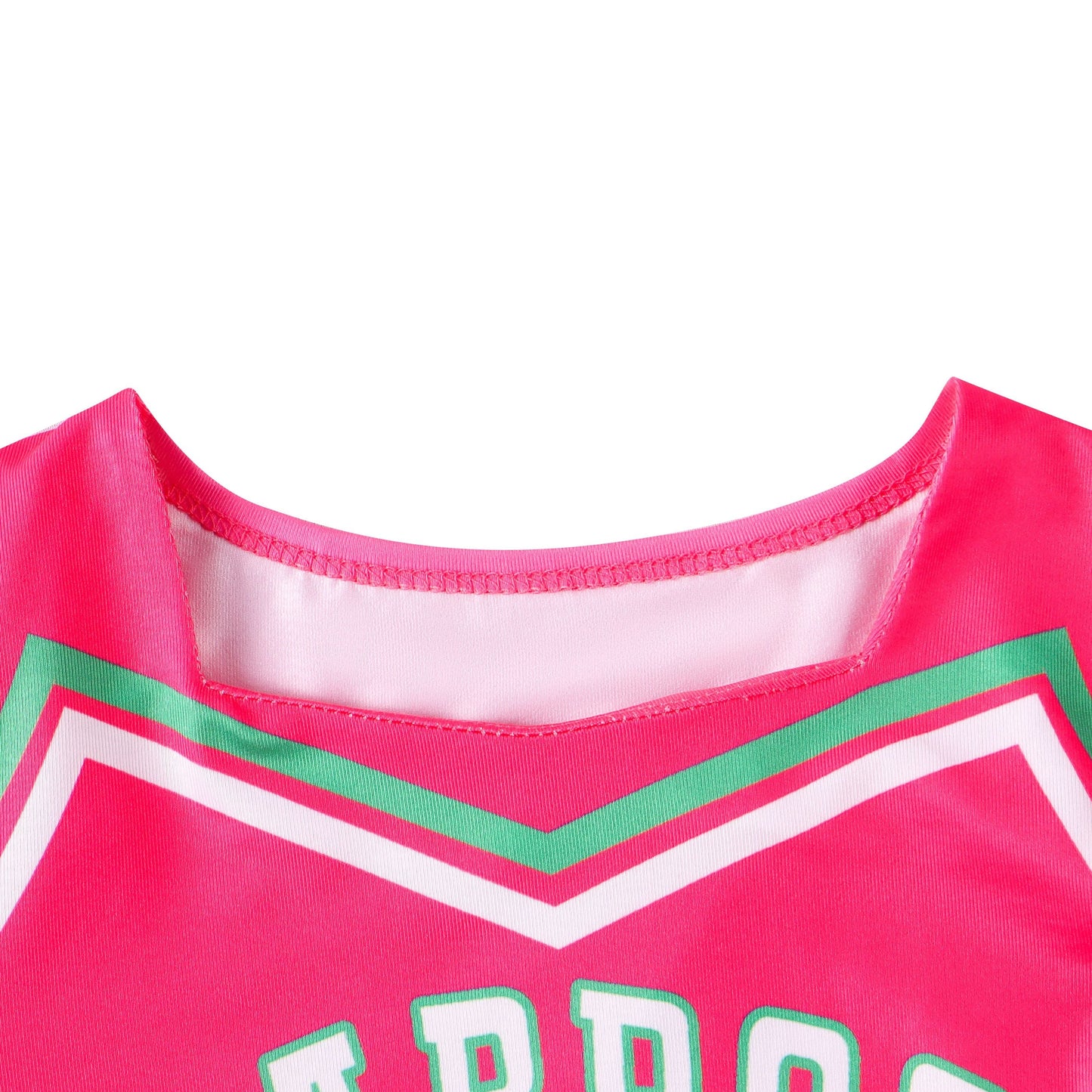Cheerleader Costume for Girls Zombie Movie Fancy Dress Uniform Cosplay Halloween Party Dress Up with Accessaries 3-12 Years