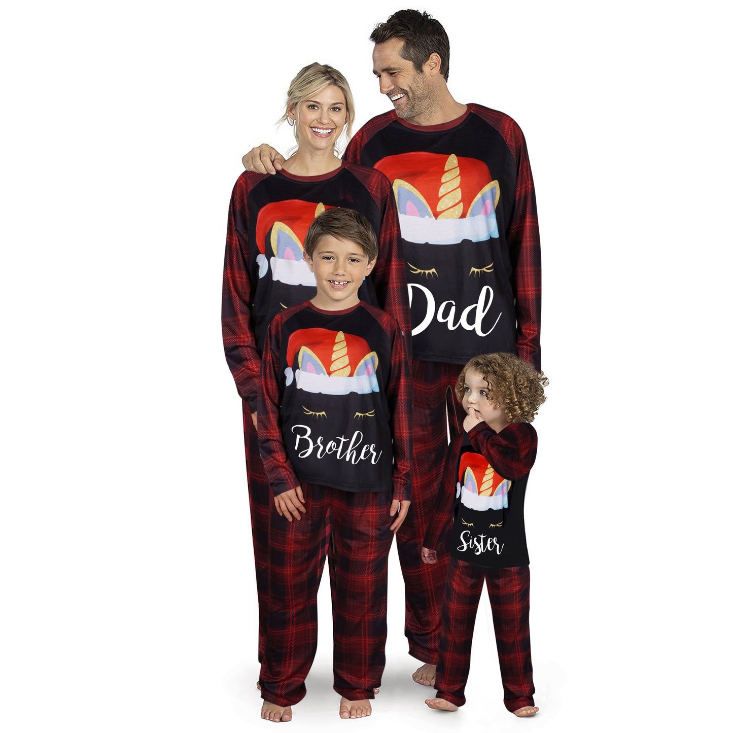 Family Christmas Top and Pants Pajama Set