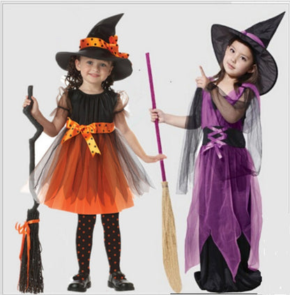 Halloween Witch Costume Deluxe Set for Girls