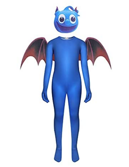 Devil Costume with Wing Cosplay Jumpsuits