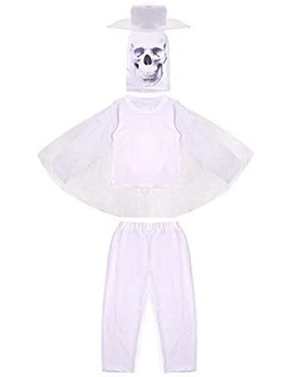 Skull Costume for Kids Movie Halloween Ghost Outfit