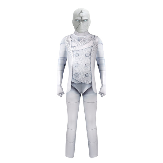 2022 Knight Costume for Boys Moon Superhero Cosplay Jumpsuit Kids Halloween Masquerade Party Gifts 5-12 Years