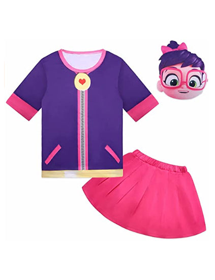 Dress up Costume for Princess Girls with Mask