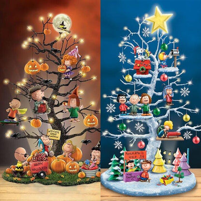 "IT'S THE GREAT PUMPKIN" ILLUMINATED HALLOWEEN TREE