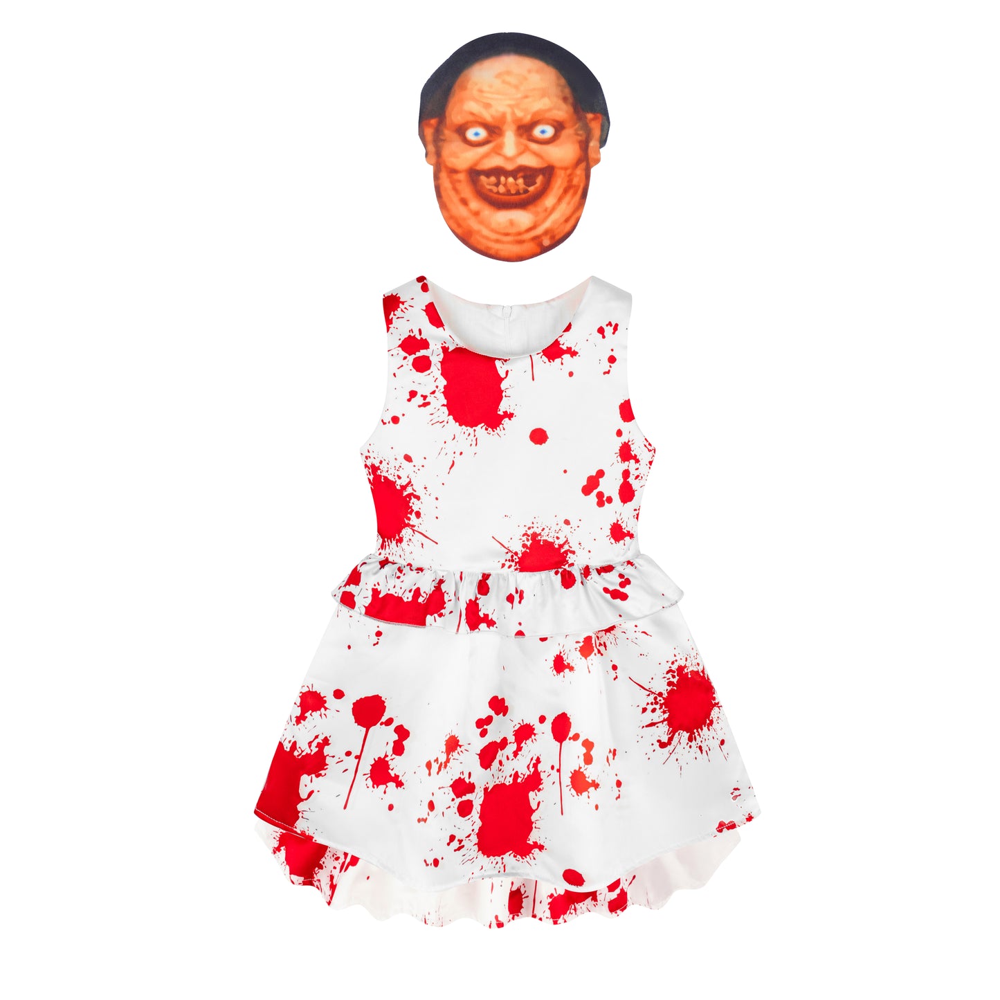 Kids Grils Blood Dress Halloween Cosplay Costumes