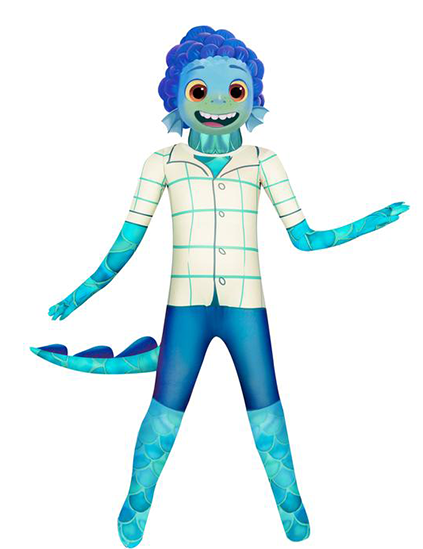 Luca Kids Jumpsuit Cosplay Costume