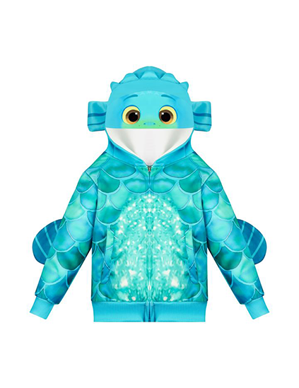 Luca Cartoon Kids Coat Cosplay Costumes
