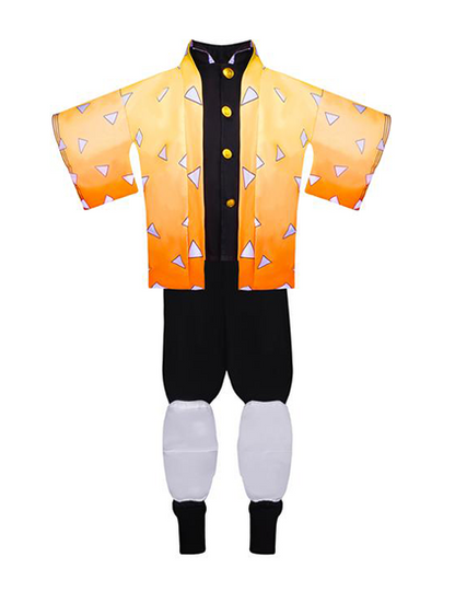 Demon Slayer Bodysuit Kids Halloween Yellow Cosplay Costumes