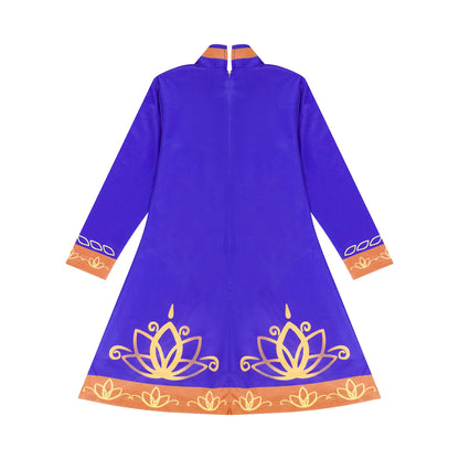 Royal Detective Princess Costume for Girls Halloween Cosplay Outfits Fancy Party Dress Up 2-10 Years