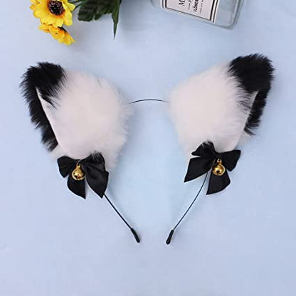 Cat Ears Girl Plush Furry Halloween Cosplay Headwear