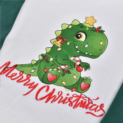 Family Christmas Green Monster Pajamas Sets