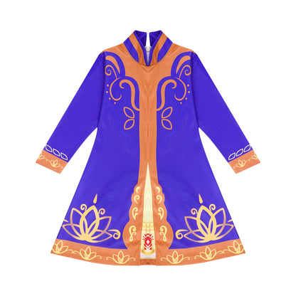 Royal Detective Princess Costume for Girls Halloween Cosplay Outfits Fancy Party Dress Up 2-10 Years