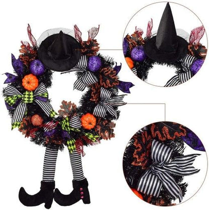 Halloween Decoration Pumpkin Wreath
