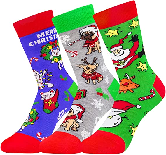 Kids Boys Girls Halloween Christmas Novelty Funny Socks