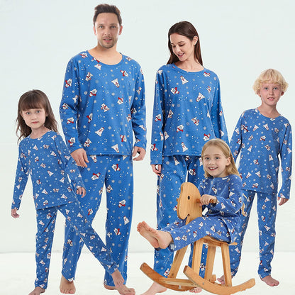 Family Matching Pajamas Christmas Holiday Santa Claus 2Pcs PJS Set Snowman Xmas Sleepwears