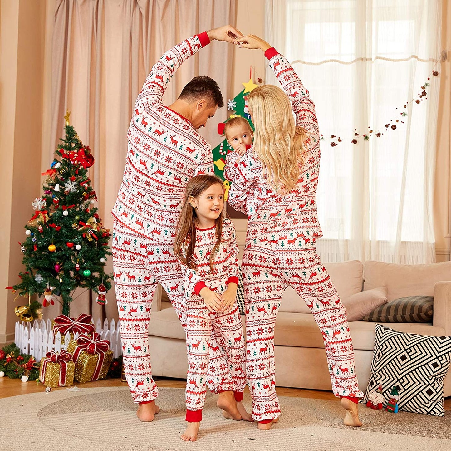 Christmas Pajamas for Family ,Pjs Matching Sets 2021