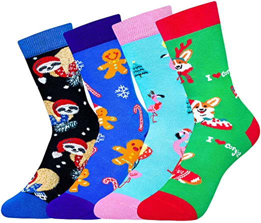 Kids Boys Girls Halloween Christmas Novelty Funny Socks