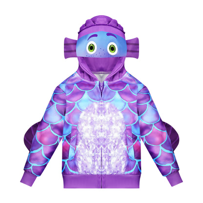 Luca Cartoon Kids Coat Cosplay Costumes