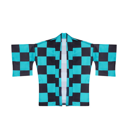 Demon Slayer Bodysuit Kids Halloween Blue Cosplay Costumes