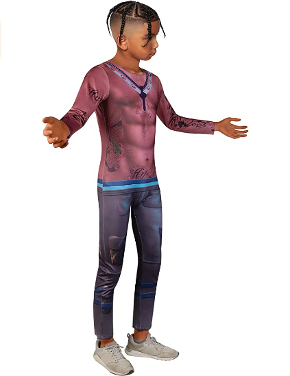 Boys Costume Gaming Skin Halloween Cosplay Catsuit