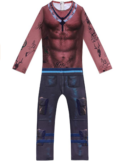 Boys Costume Gaming Skin Halloween Cosplay Catsuit