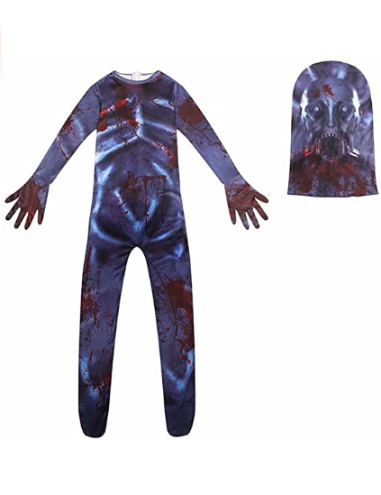 Kids Costumes Halloween Bodysuit Jumpsuit Dress Up For Horror Cosplay Party