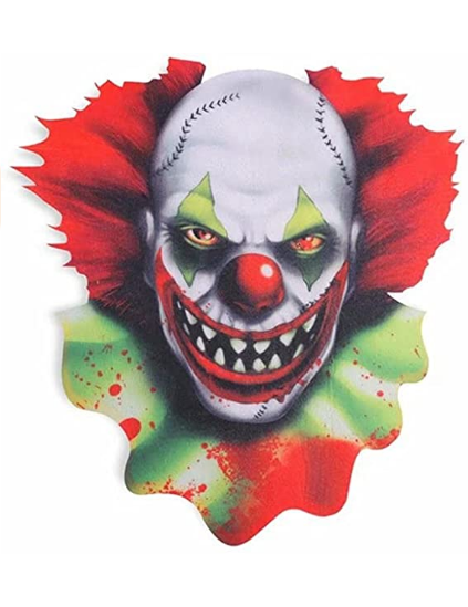 Killer Clown Kids Halloween Costume with Mask Creepy Blood Jumpsuit Bodysuit