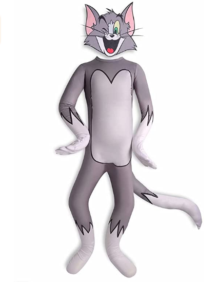 Kids Costumes Bodysuit Cartoon Cat Jumpsuit Halloween Cosplay