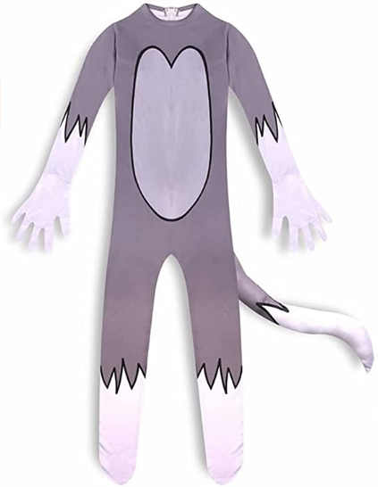 Kids Costumes Bodysuit Cartoon Cat Jumpsuit Halloween Cosplay