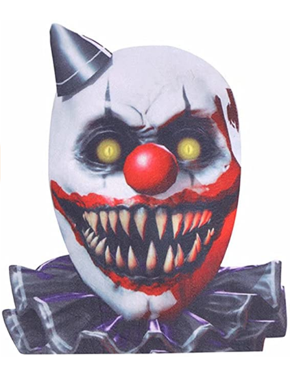 Kids Clown Gremlins Costume Scary Game Jumpsuit for Halloween Dress Up Party