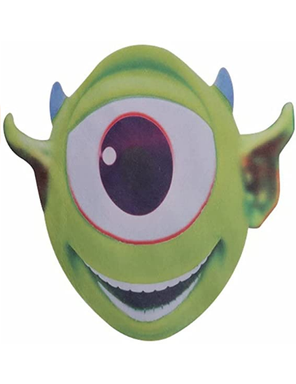 Halloween Monsters Mike Costumes Jumpsuit Green Bodysuit with Cape for Cosplay Party