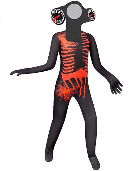 Costume Scary Game Kids Roleplay Evil Halloween Jumpsuit Creepy Monster Bodysuit