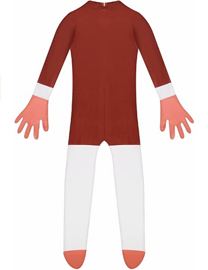 Child Halloween Monster Costume Jumpsuit with Monster Mask