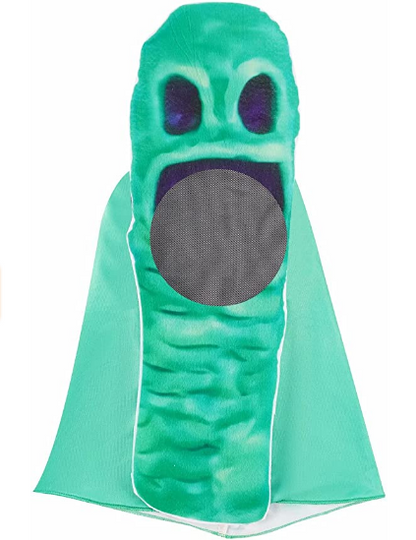 Kids Creeper Classic Costume Green Jumpsuit For Halloween Party