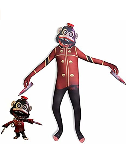 Halloween Costumes Scary Game Murder Monkeys Roleplay Jumpsuit