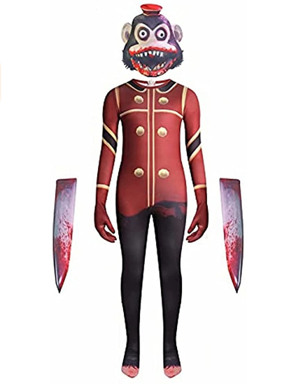 Halloween Costumes Scary Game Murder Monkeys Roleplay Jumpsuit