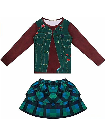 Girls Costume Toddler Halloween Cosplay Cheerleading Outfit