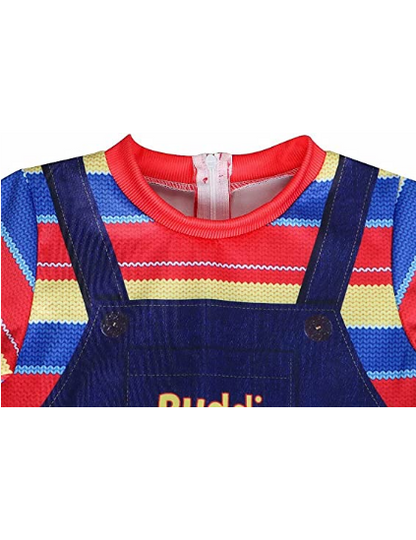 Horror Halloween Costume Toddler Dress Up Cosplay Jumpsuit