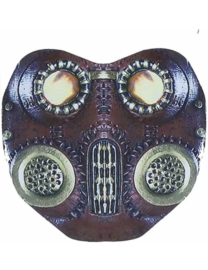 Halloween Costume Steampunk Bird Mask Long Robe Cape Outfit