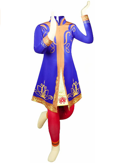 Detective Princess Costume Dress Up Halloween Cosplay with Pants