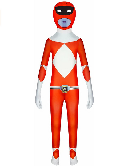 Rangers Superhero Costume Halloween Dress up Jumpsuit