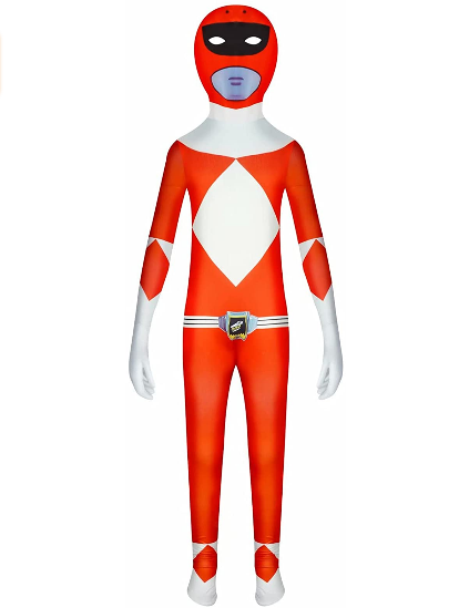 Rangers Superhero Costume Halloween Dress up Jumpsuit