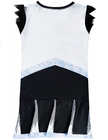 Cheerleader Costume Scary Skeleton Cheer Dress